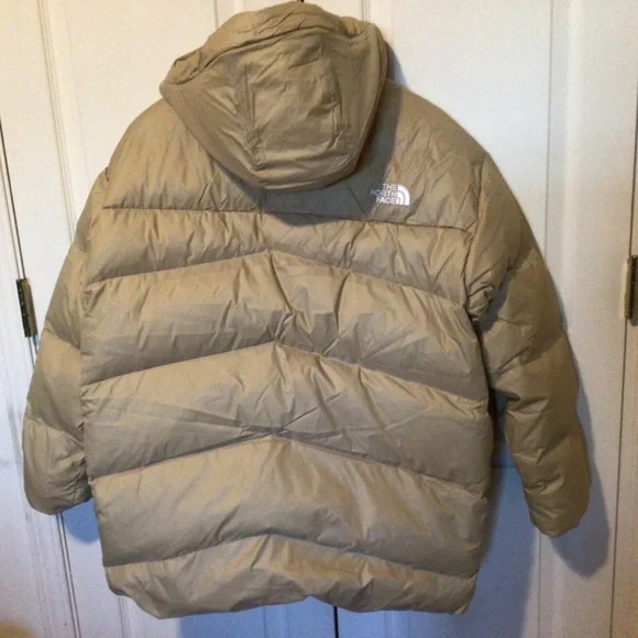 NWT The North Face Women’s Palomar Down Parka Coat Jacket Relaxed fit Khaki M BE - Picture 2 of 16